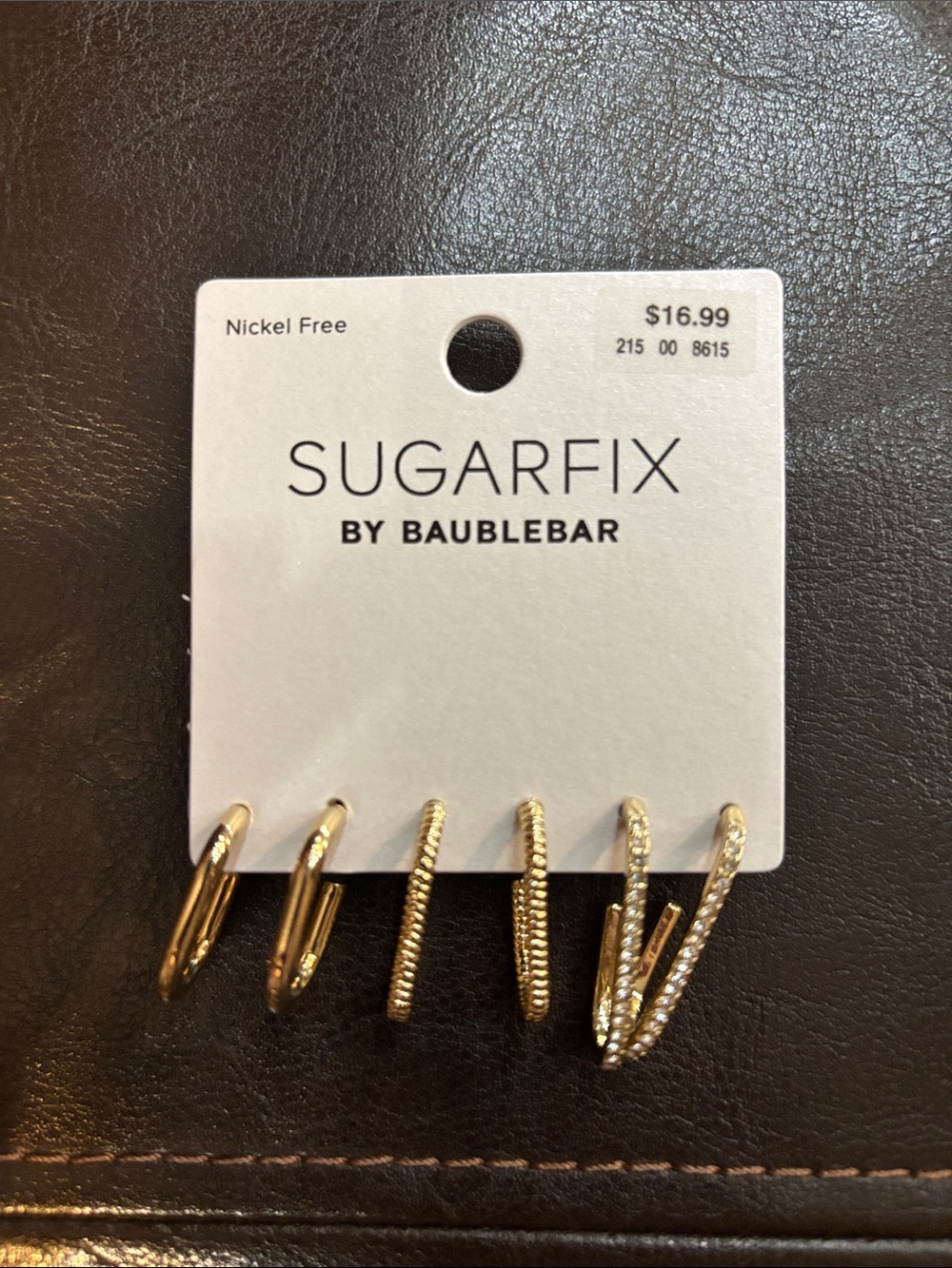 Sugarfix by BaubleBar Gold Hoop Earring Set